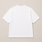 Boxy Fit Cotton T-Shirt - White