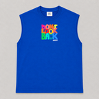 Steadfast Oversized Cut Sleeve Tee - Royal Blue