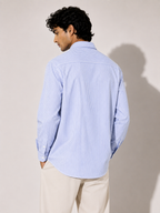 Stripe Relaxed Fit Shirt - Blue
