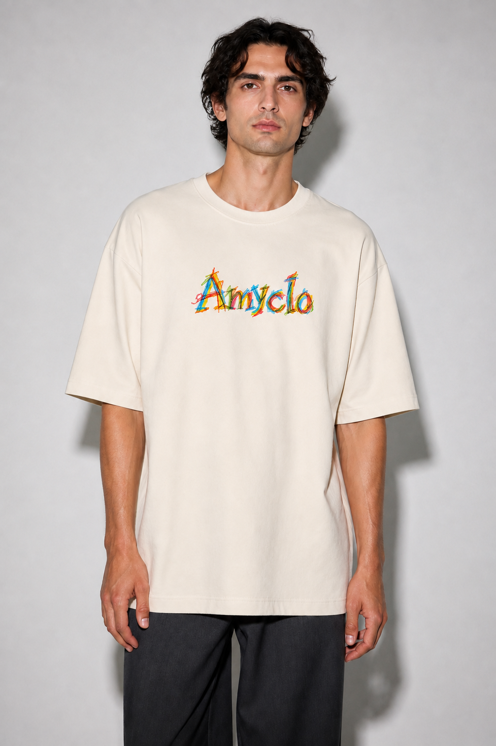 Childhood Archive Oversized Fit Cotton T-Shirt - Ivory