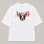 Companion Oversized Fit Cotton T-Shirt - Pure White