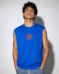 Creative Shit Oversized Cut Sleeve Tee – Royal Blue