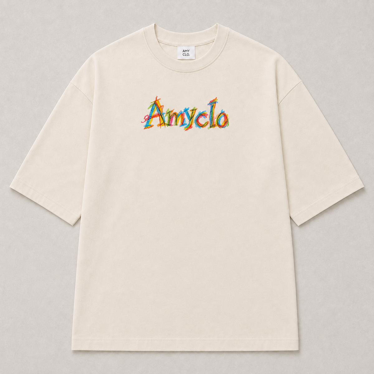 Childhood Archive Oversized Fit Cotton T-Shirt - Ivory