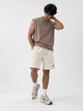 Relaxed Fit Interlock Shorts - Ivory