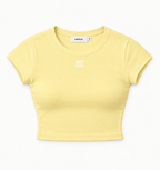 The Essential Baby Tee – Pastel Yellow
